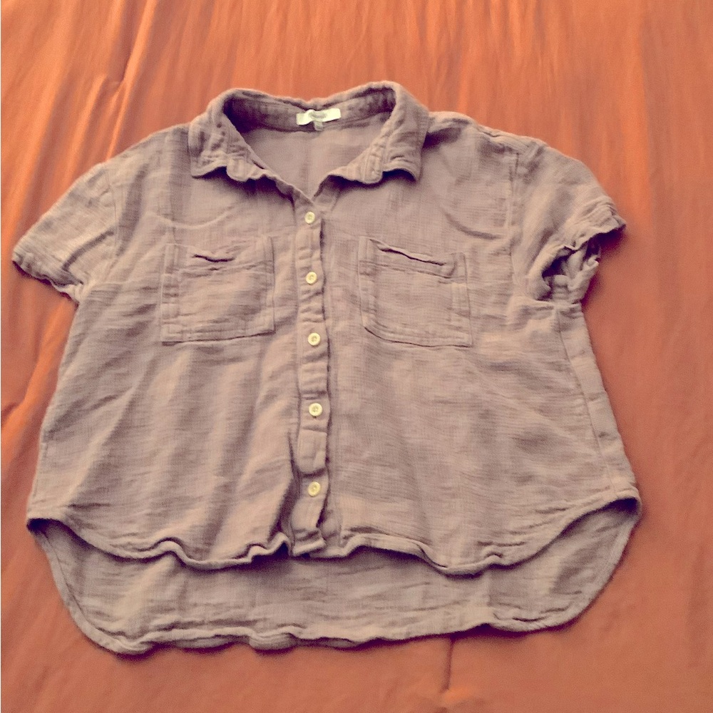 Madewell Women’s button up blouse size M